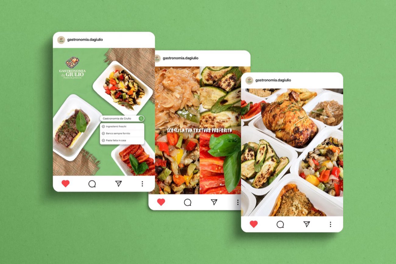 Contenuti social realizzati da Miketing per attività di ristorazione